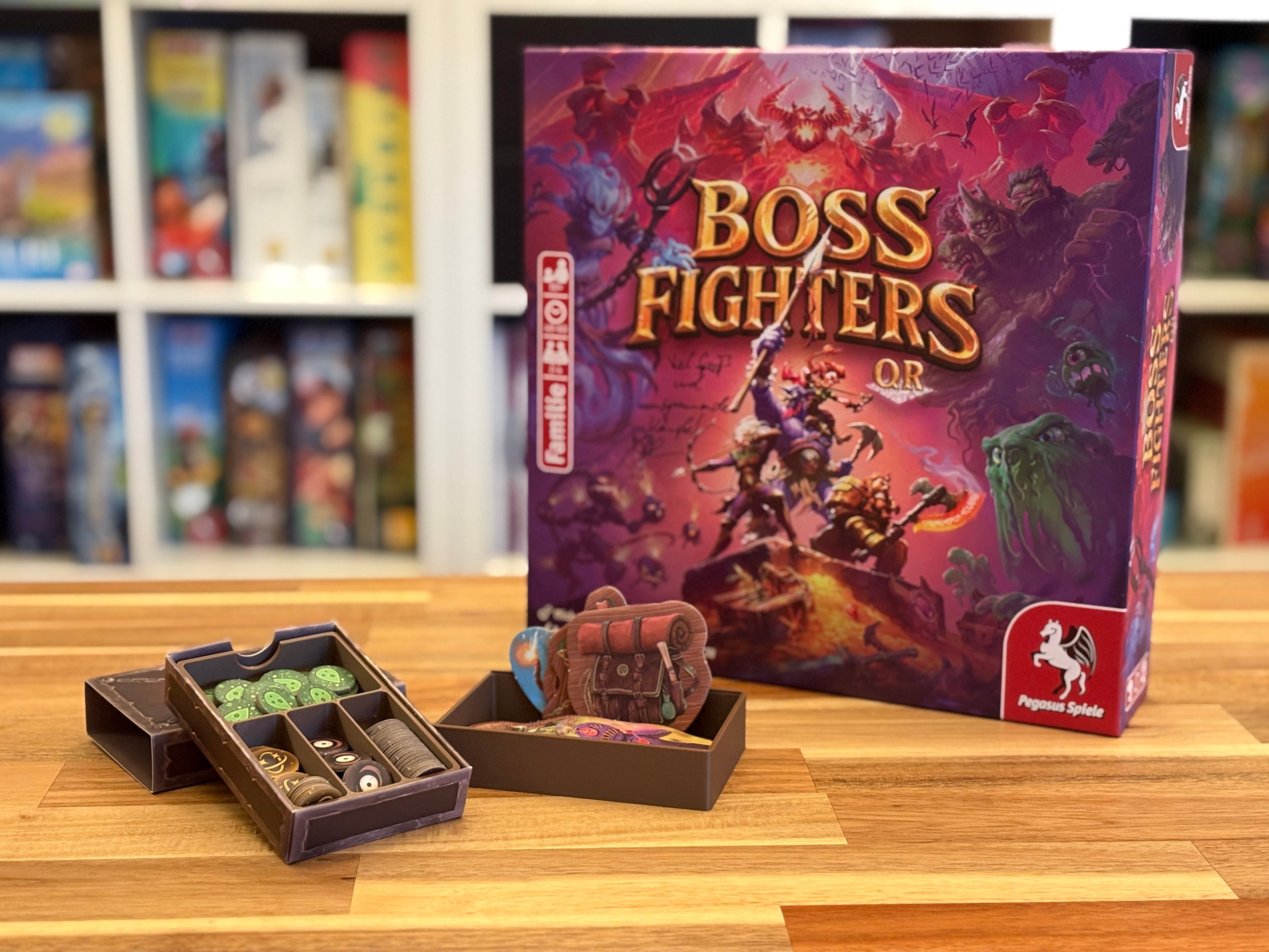 Boss Fighters QR Insert